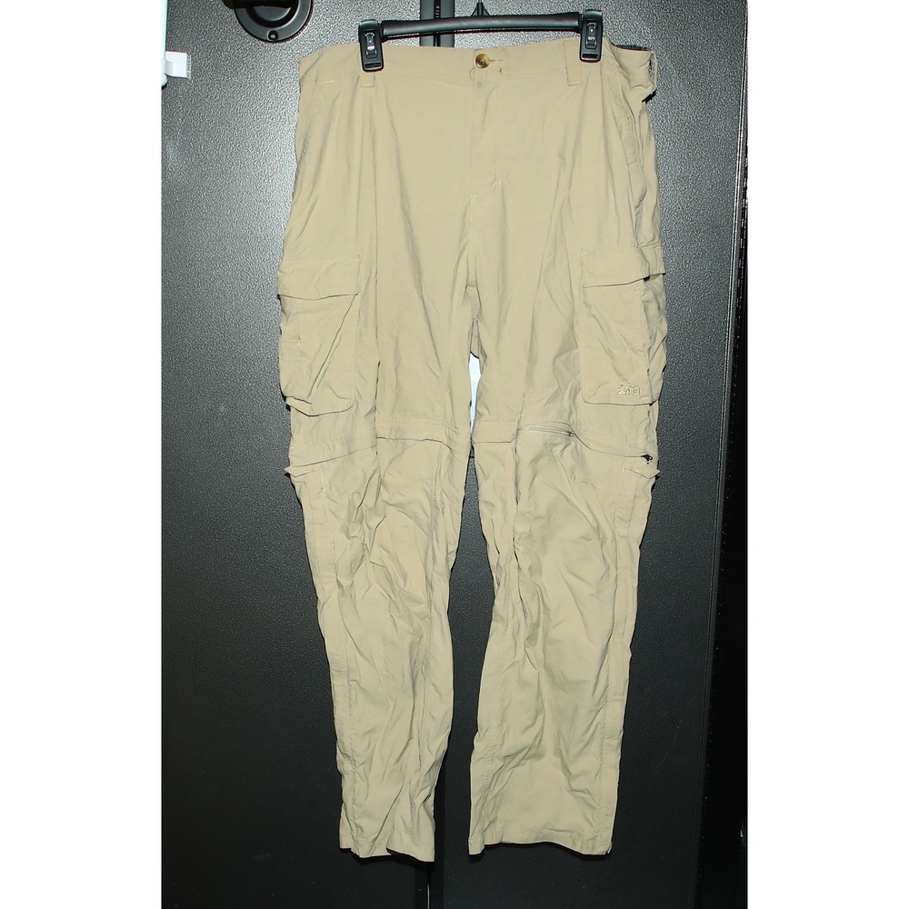 REI Co-op Men's Convertible Hiking/Outdoor Pants, Beige, Size XLx32